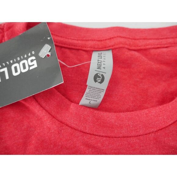 500 Level Officially Licensed Travis Kelce Heart Kansas City Chiefs T-Shirt Red - Picture 6 of 6